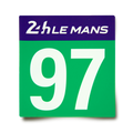 CUSTOMIZABLE Racing Number Pair: Modern 24H Endurance