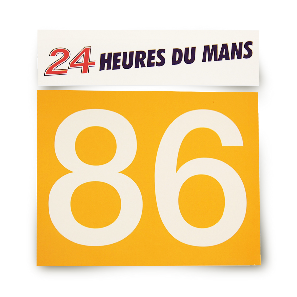 CUSTOMIZABLE Racing Number Pair: Vintage 24H Endurance GT2