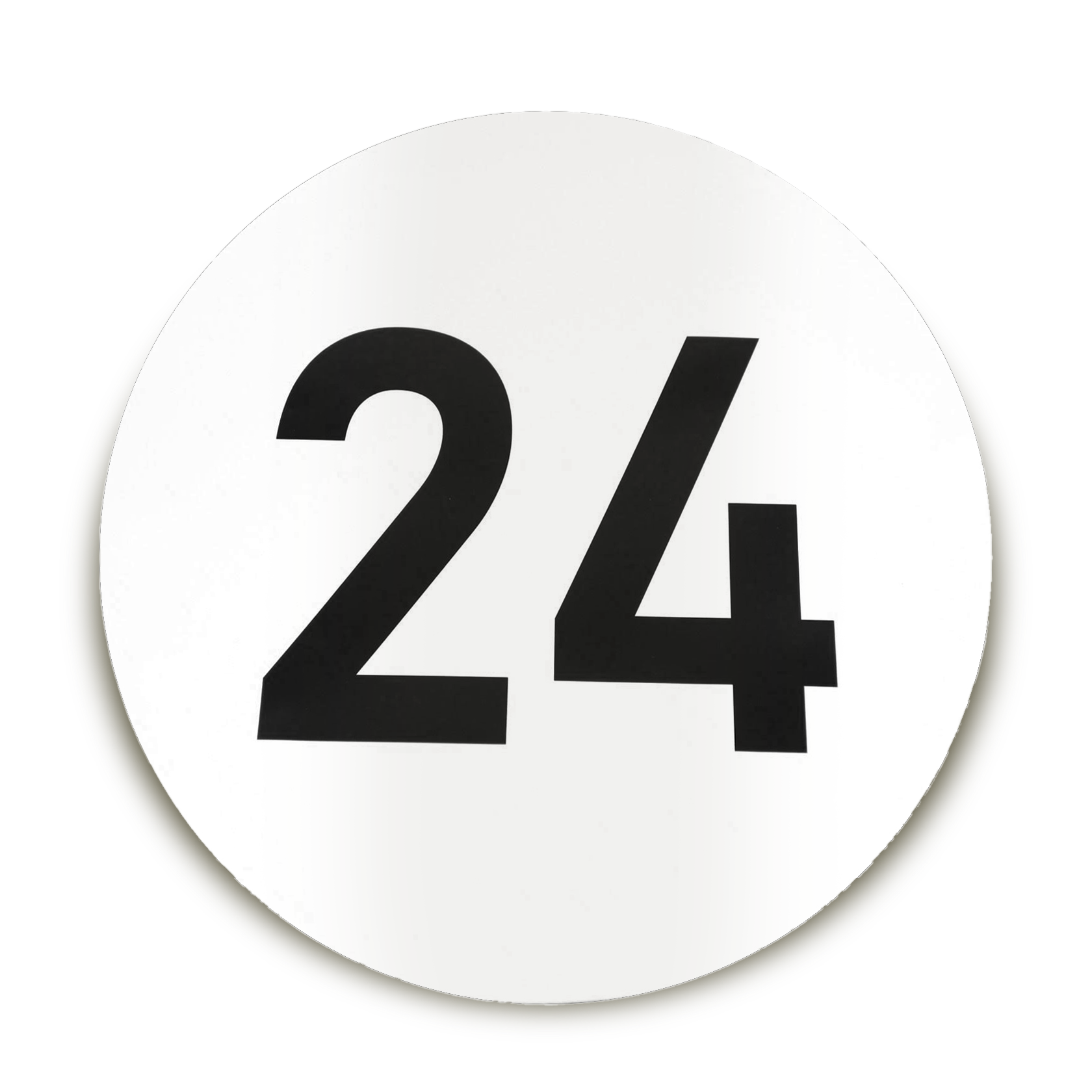 CUSTOMIZABLE Racing Number Pair: White Meatball Roundel – The Race Studio