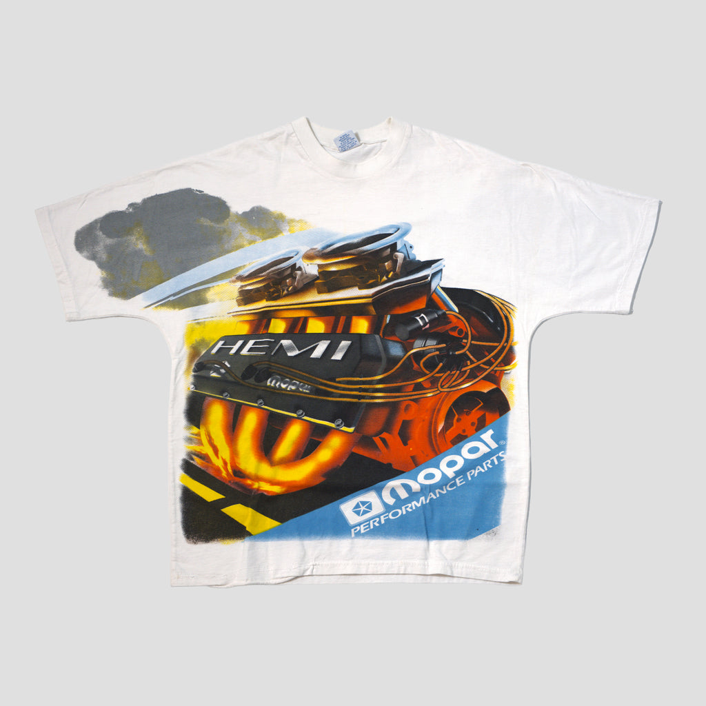 00's Mopar Performance Hemi Engine All Over Print T Shirt