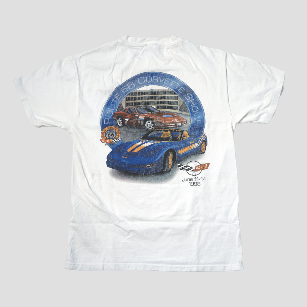 1998 Route 66 Chevy Corvette Show T Shirt