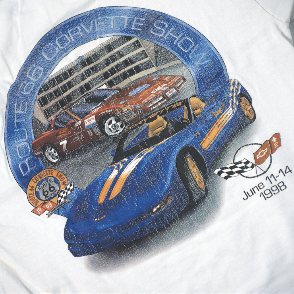 1998 Route 66 Chevy Corvette Show T Shirt