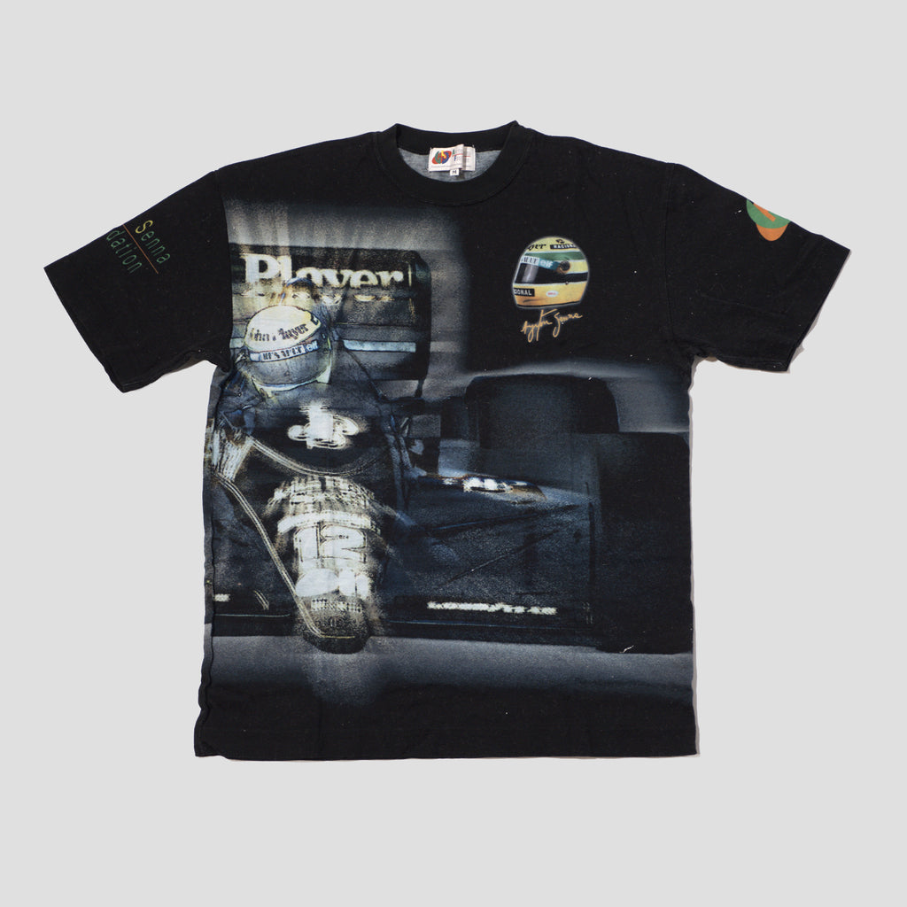 00's Ayrton Senna F1 John Player Special All Over Print T Shirt
