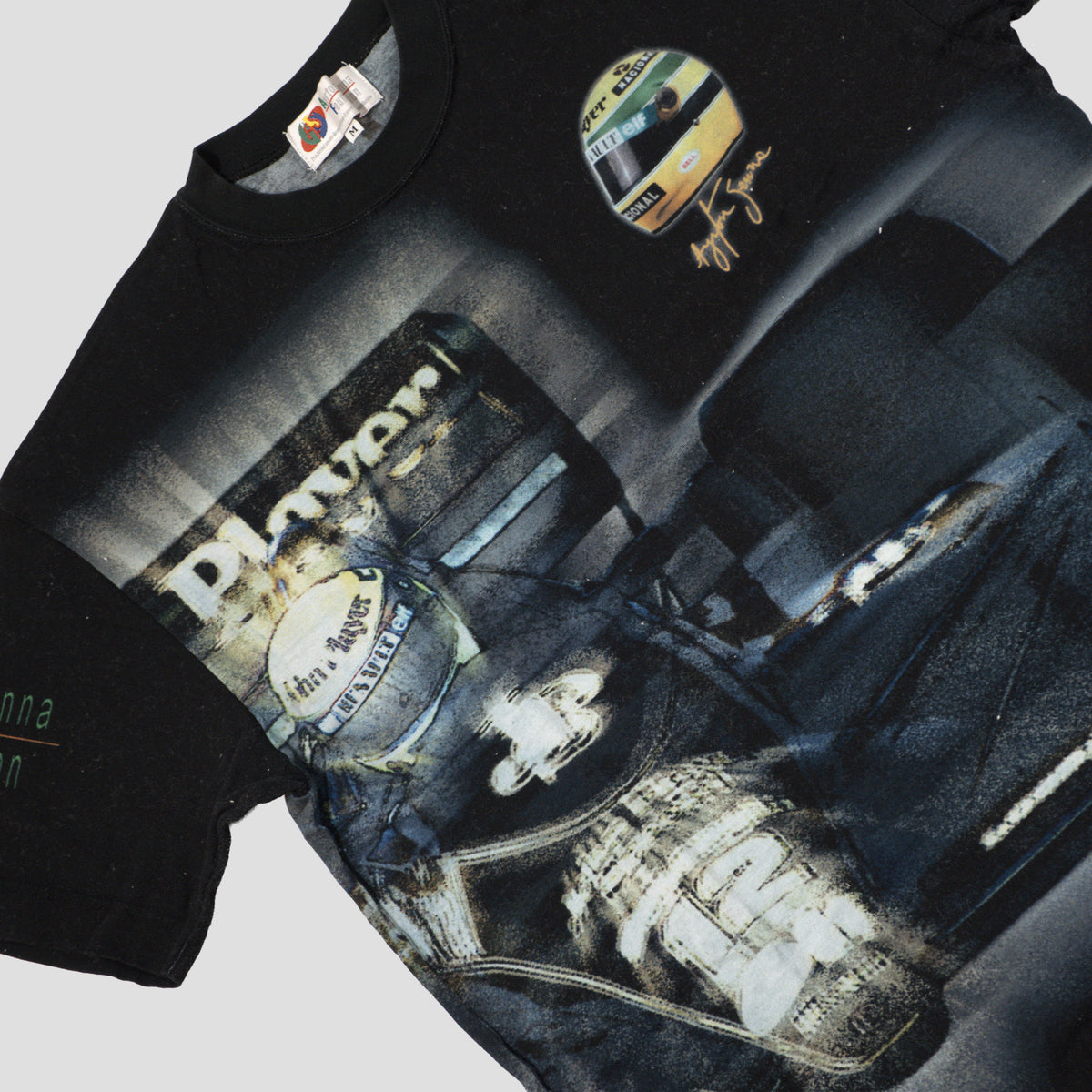 00's Ayrton Senna F1 John Player Special All Over Print T Shirt
