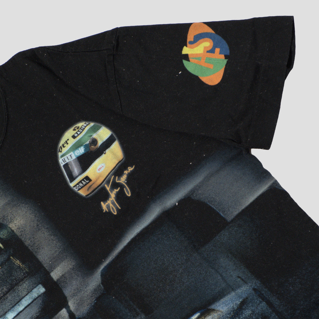 00's Ayrton Senna F1 John Player Special All Over Print T Shirt
