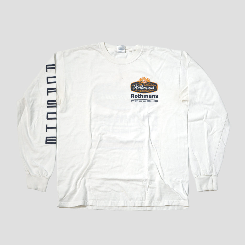 90's Rothmans Porsche Racing Long Sleeve T Shirt