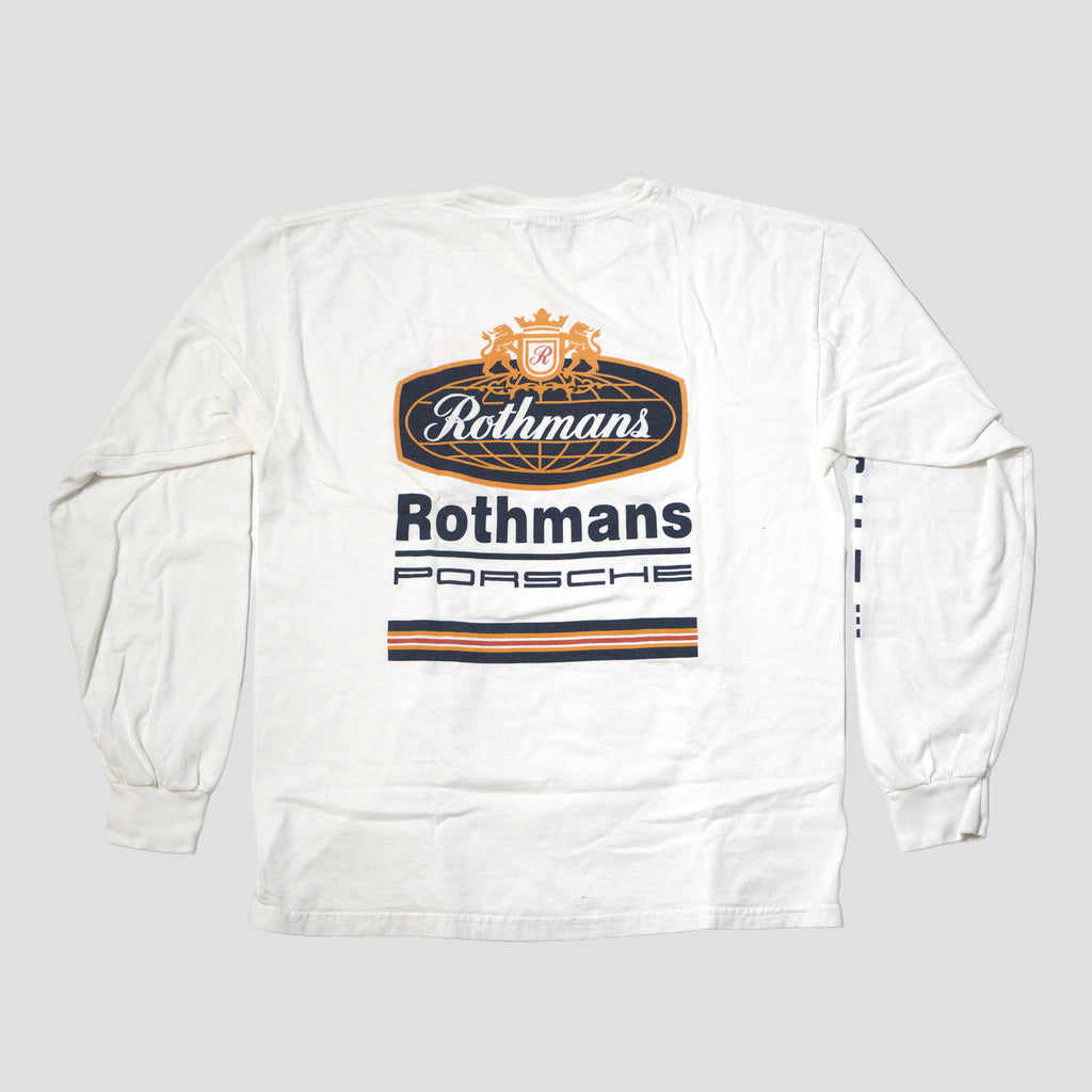 90's Rothmans Porsche Racing Long Sleeve T Shirt
