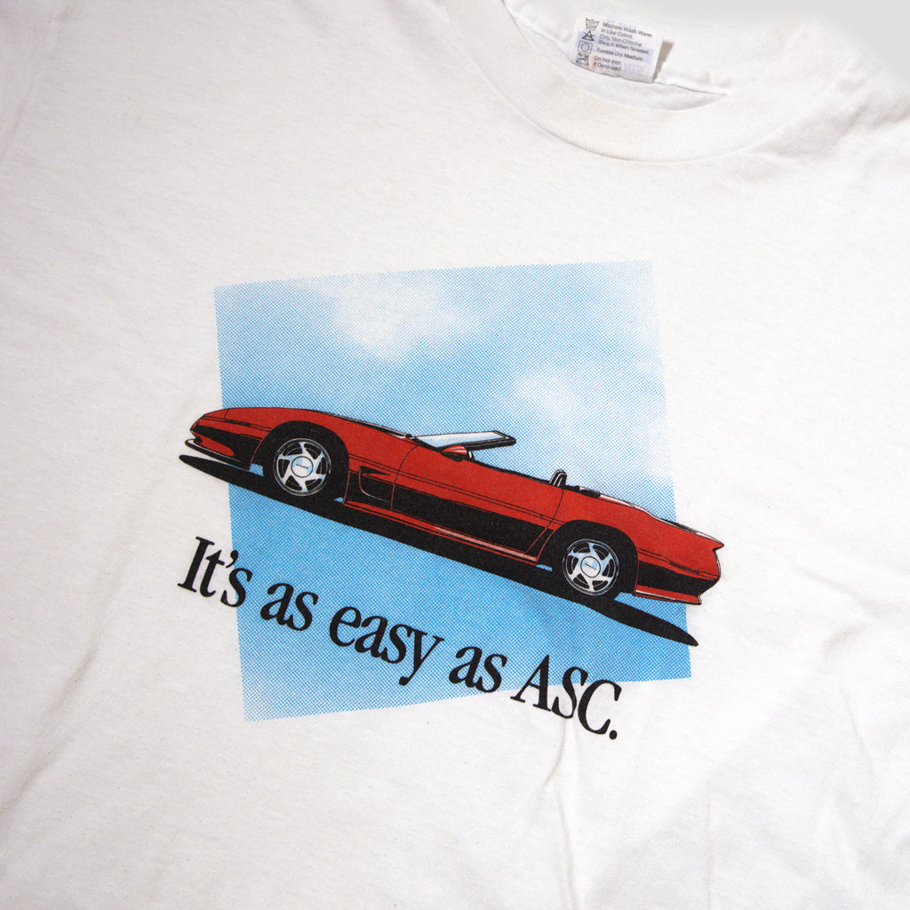 80's ASC C4 Corvette Convertible Promo T Shirt