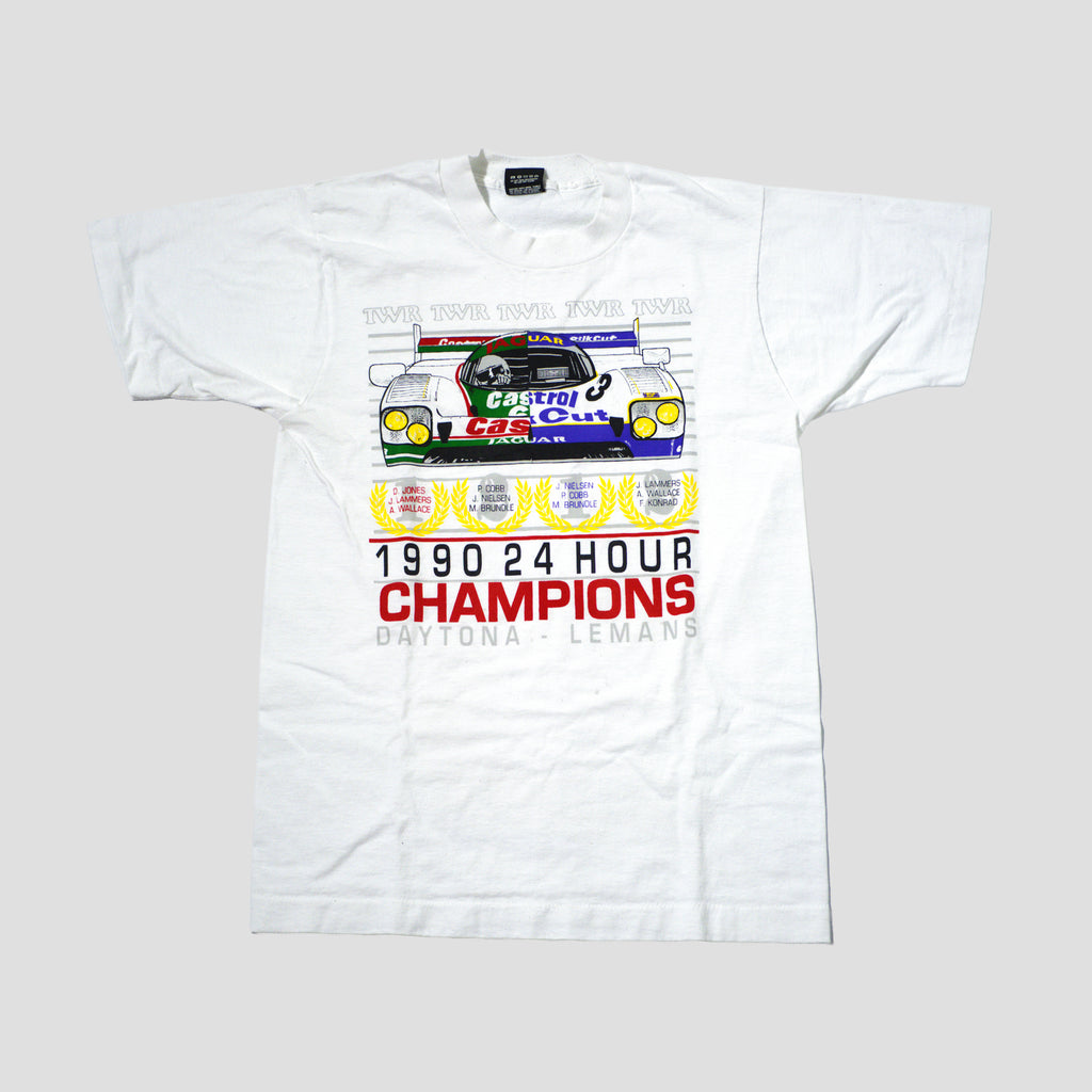 90's Jaguar XJR-12 TWR 24 Hour Champions Daytona Le Mans Silk Cut T Shirt