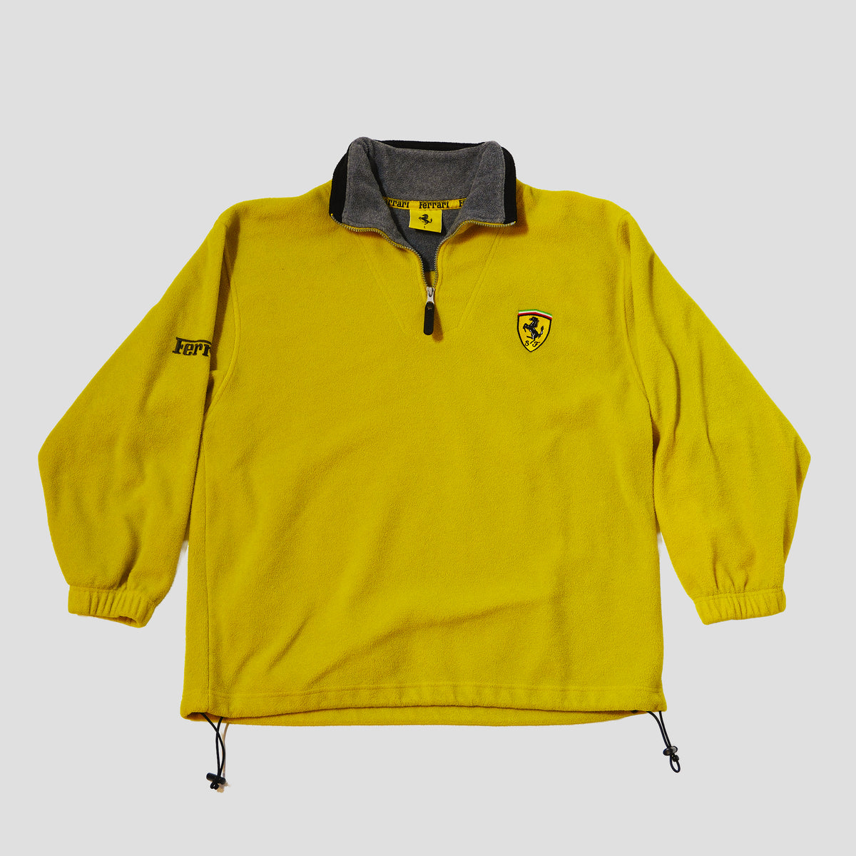 90's Scuderia Ferrari Crest Quarter Zip Fleece