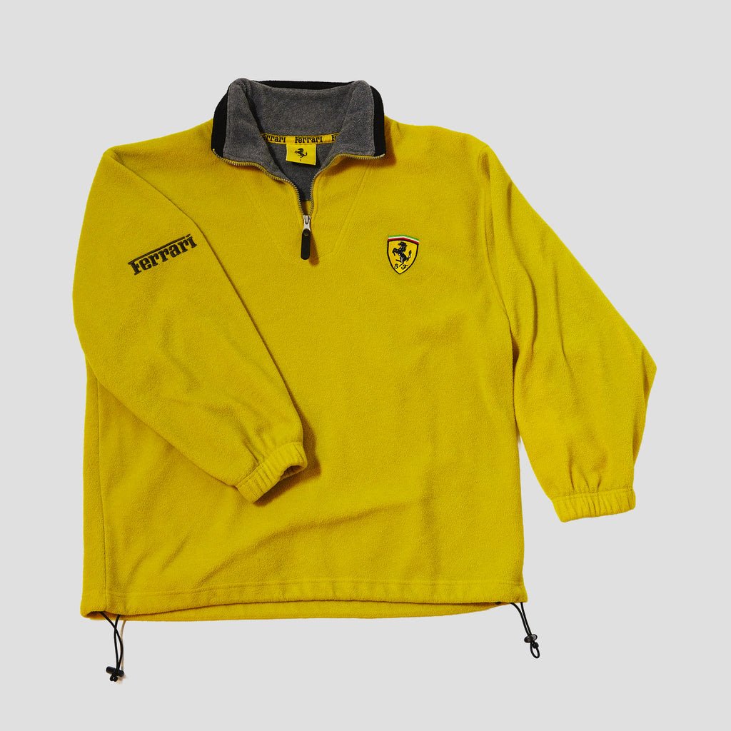90's Scuderia Ferrari Crest Quarter Zip Fleece