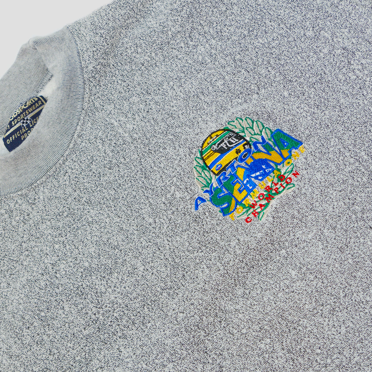 90's Ayrton Senna Goodsports F1 World Champion Pullover Crewneck
