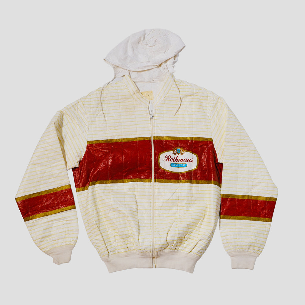 90's Rothmans Racing Tyvek Paper Hooded Jacket