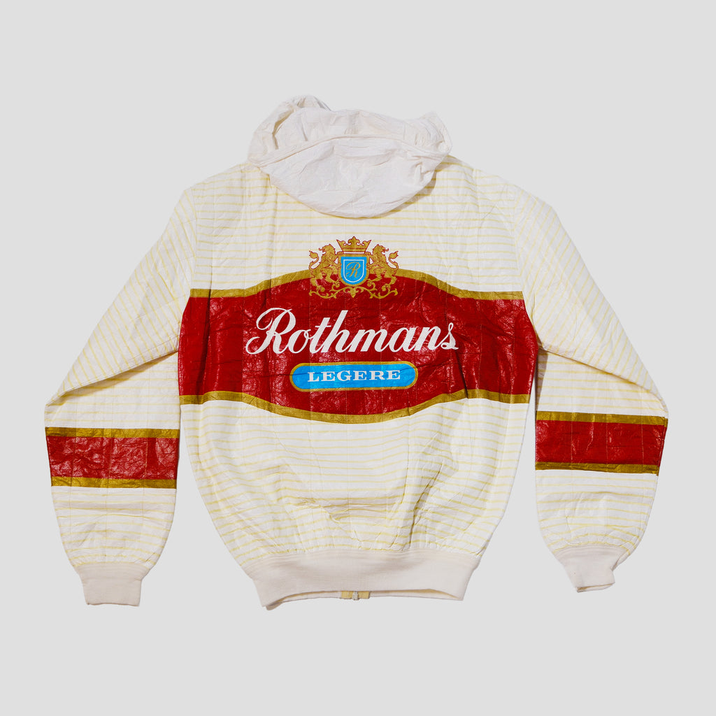 90's Rothmans Racing Tyvek Paper Hooded Jacket