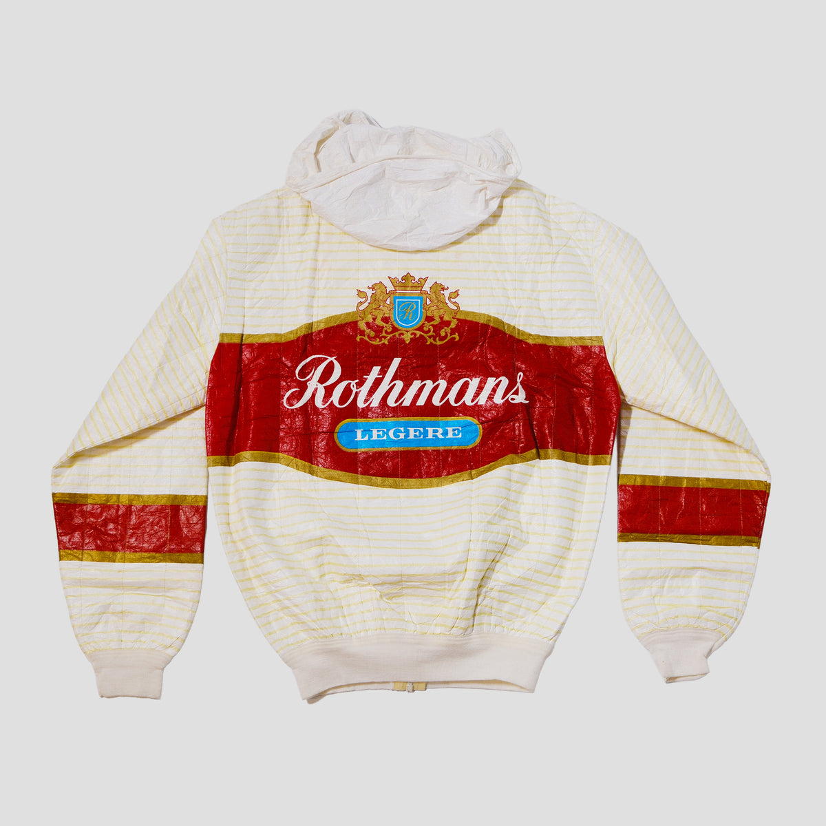 90's Rothmans Racing Tyvek Paper Hooded Jacket