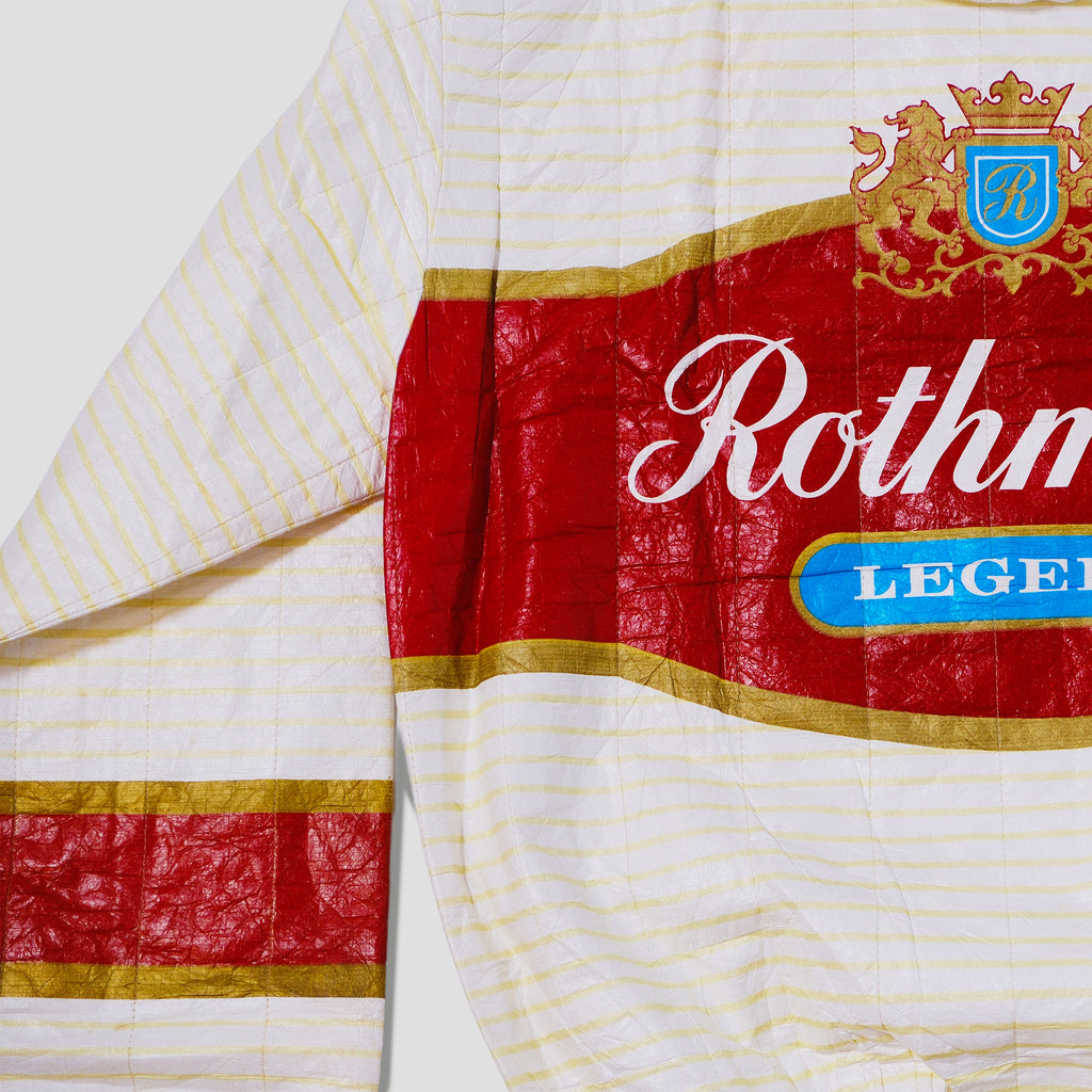 90's Rothmans Racing Tyvek Paper Hooded Jacket