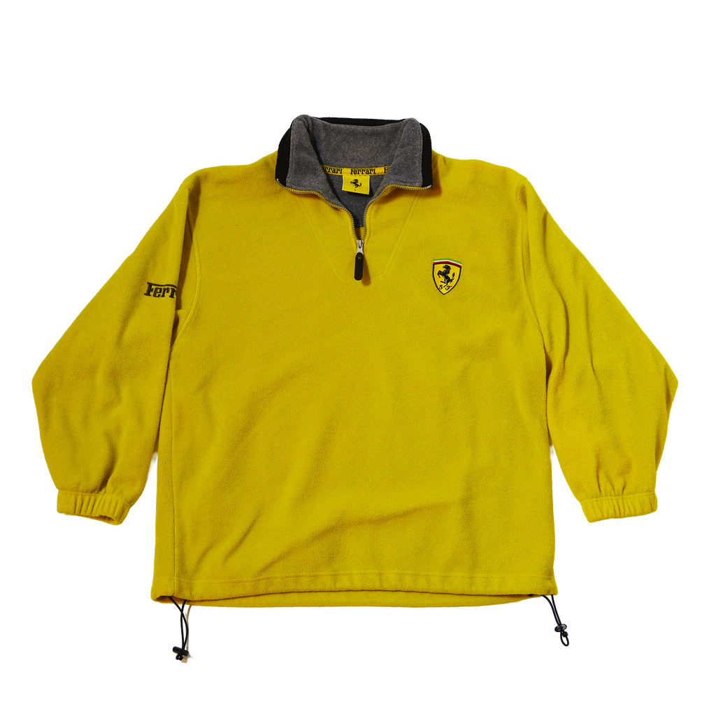 90's Scuderia Ferrari Crest Quarter Zip Fleece