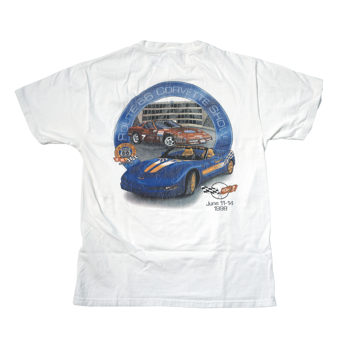 1998 Route 66 Chevy Corvette Show T Shirt