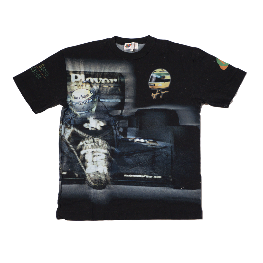 00's Ayrton Senna F1 John Player Special All Over Print T Shirt