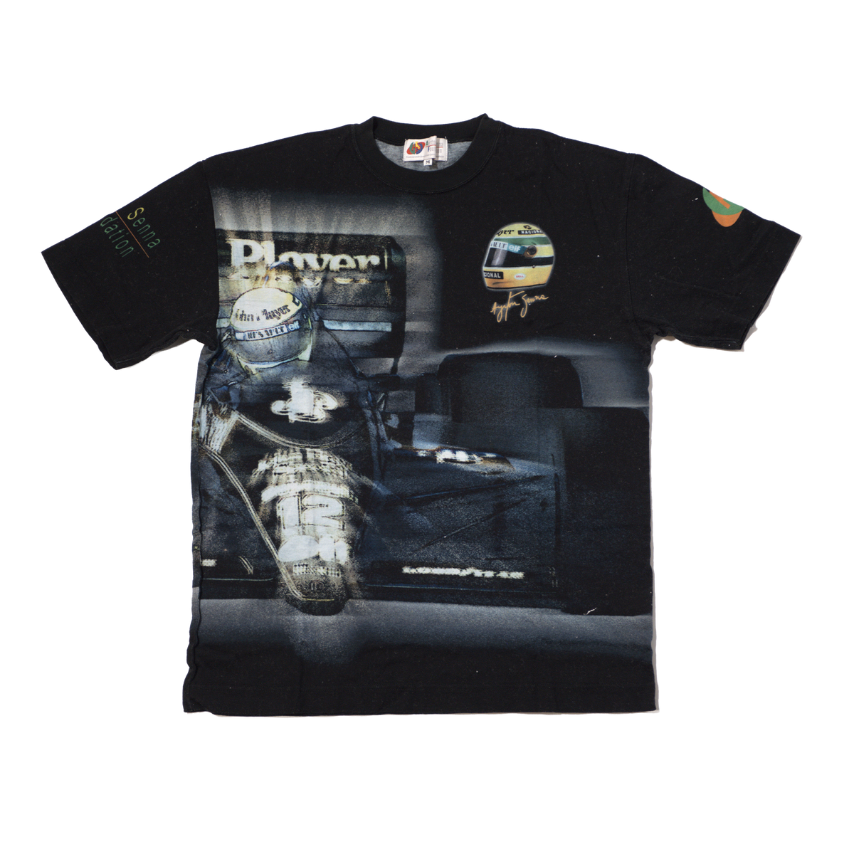 00's Ayrton Senna F1 John Player Special All Over Print T Shirt