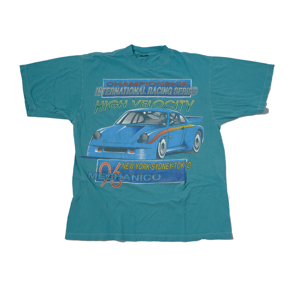 90's Porsche High Velocity Racing International Motorsport Graphic T Shirt