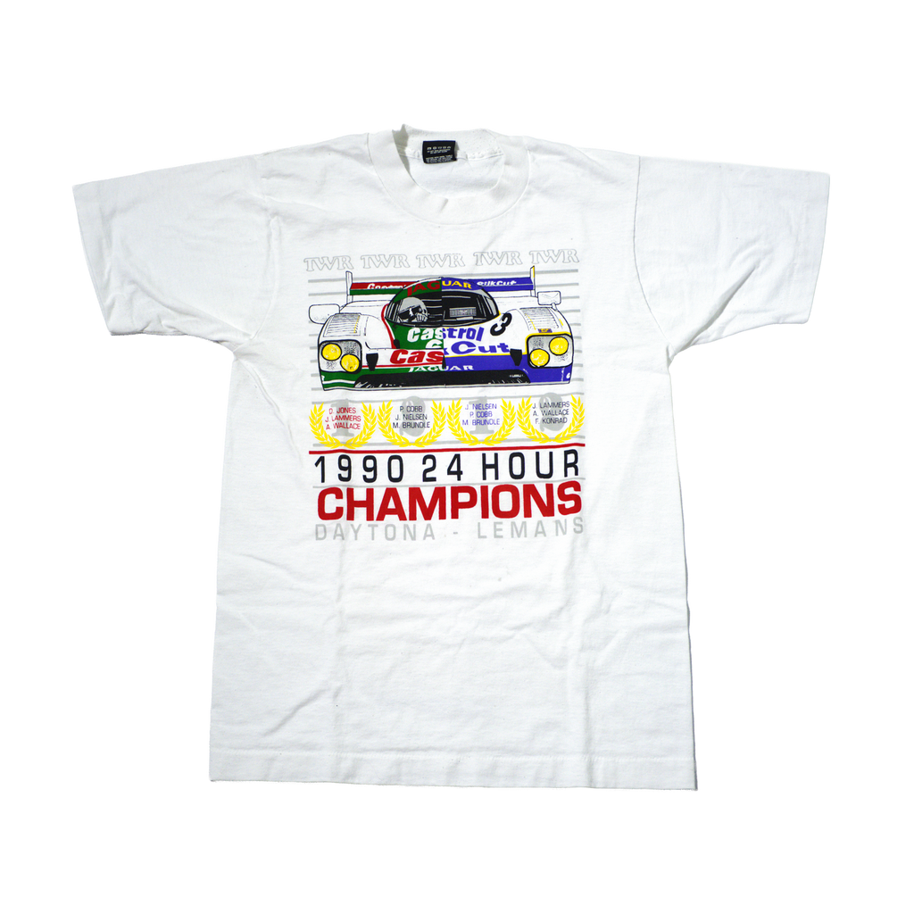 90's Jaguar XJR-12 TWR 24 Hour Champions Daytona Le Mans Silk Cut T Shirt