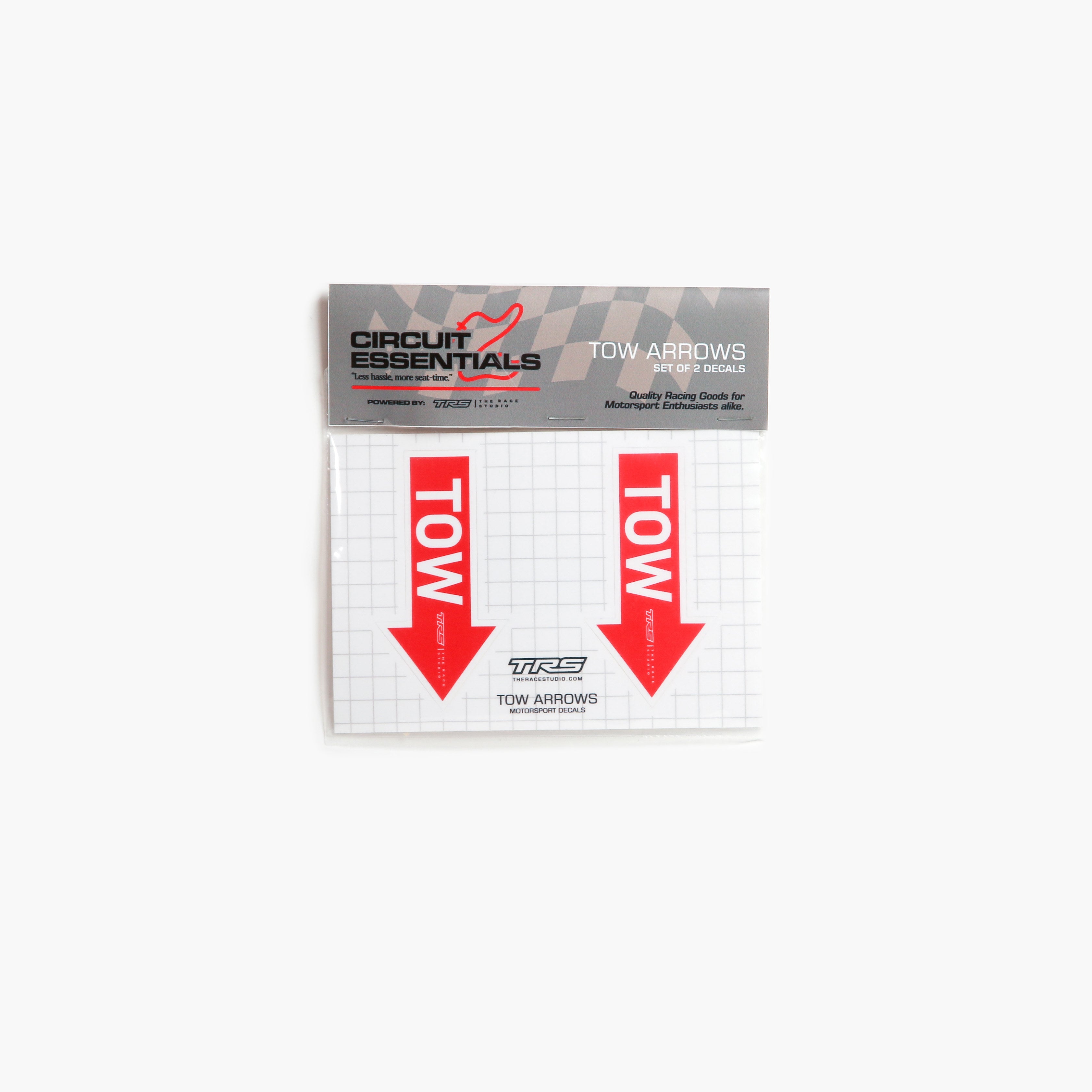 Tow Sticker Track Tow Stickers (Arrow) – The Race Studio
