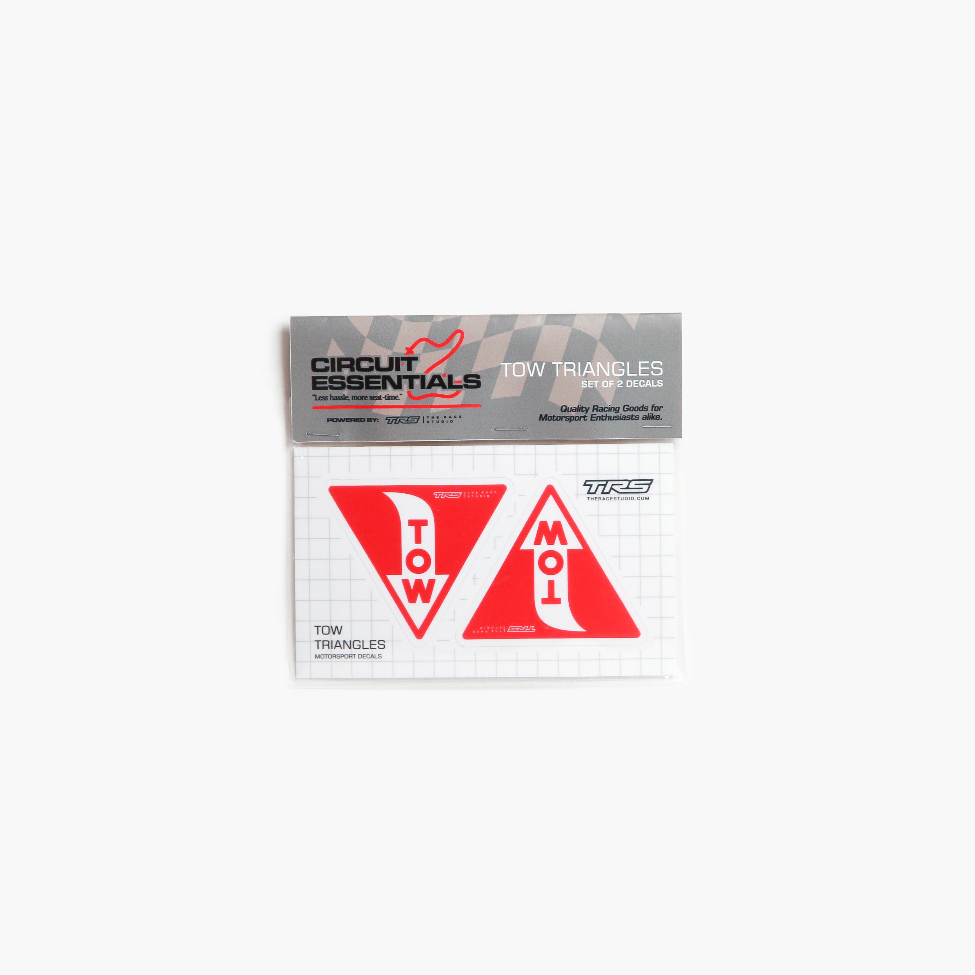 Speed Triangle Sticker Tow Sticker (Triangle) – The Race Studio